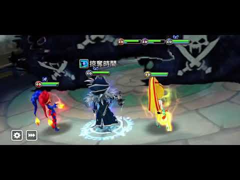魔靈召喚     ( Summoners War )   場上全被帶走 只剩下？？二覺水仙+暗貓、火鬼