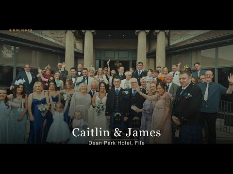 A still from a wedding film at Dean Park Hotel