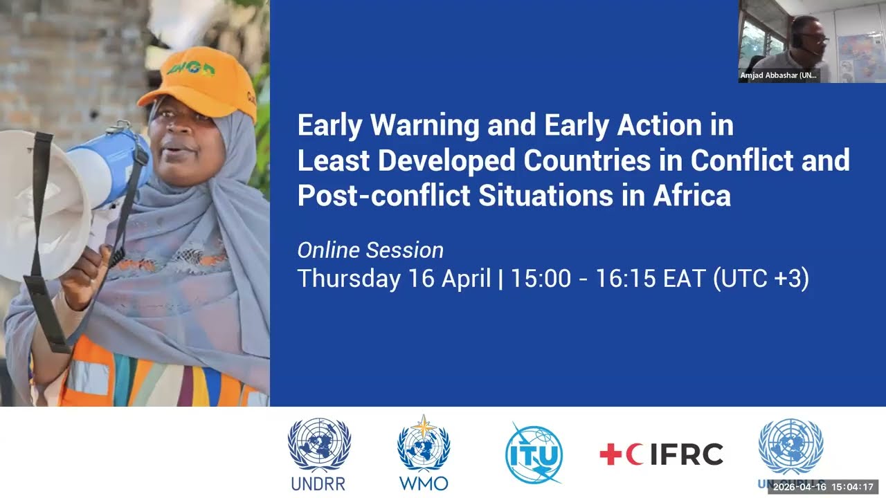 April 16 Webinar - EWEA in conflict and post conflict situations