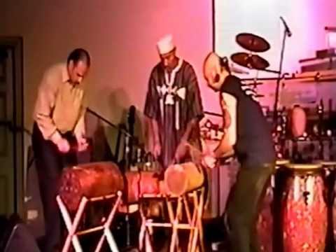Taino Log Drums - Edwin Cedeno with James Moss and Asher Delerme