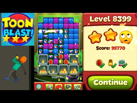 Toon Blast Level 8399 👍✨🦖