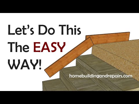 Simple And Easy Method For Calculating Different Miter Cut Angles For Stair Trim or Skirt Board