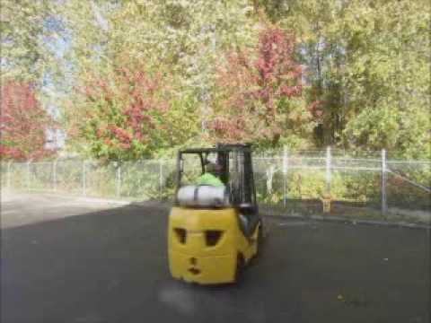 For Sale 2009 Komatsu FG25ST-16 Propane Forklift Lift Truck bidadoo.com