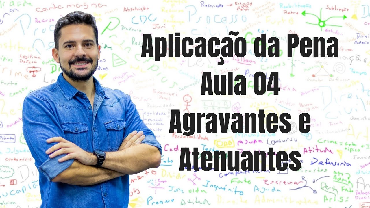 Atenuantes e Agravantes - Aplicação da Pena - Aula 04 - Teoria da Pena (Direito Penal)