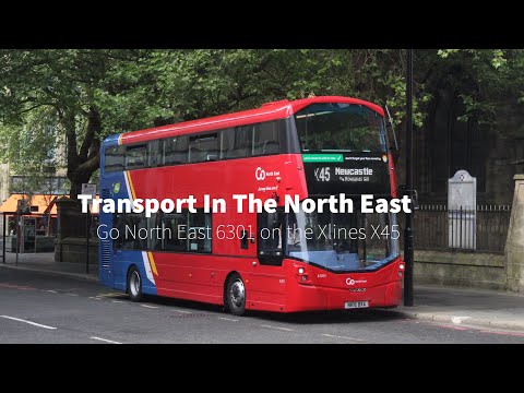 Go North East 6301 on the Xlines X45