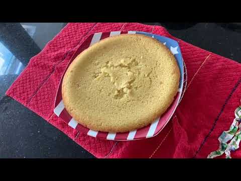 making a giant Jaffa cake!