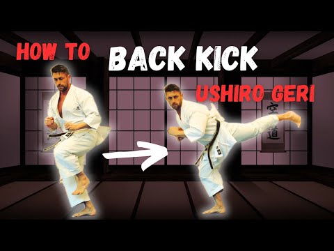 How to BACK KICK - Ushiro Geri