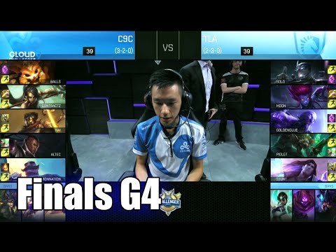 Cloud 9 Challenger vs Team Liquid Academy | Game 4 Grand Finals S6 NACS Summer 2016 | C9C vs TLA G4