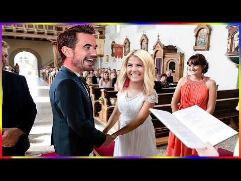 Das sonnige Lächeln von Florian Silbereisen an ihrem Hochzeitstag mit Beatrice Egli