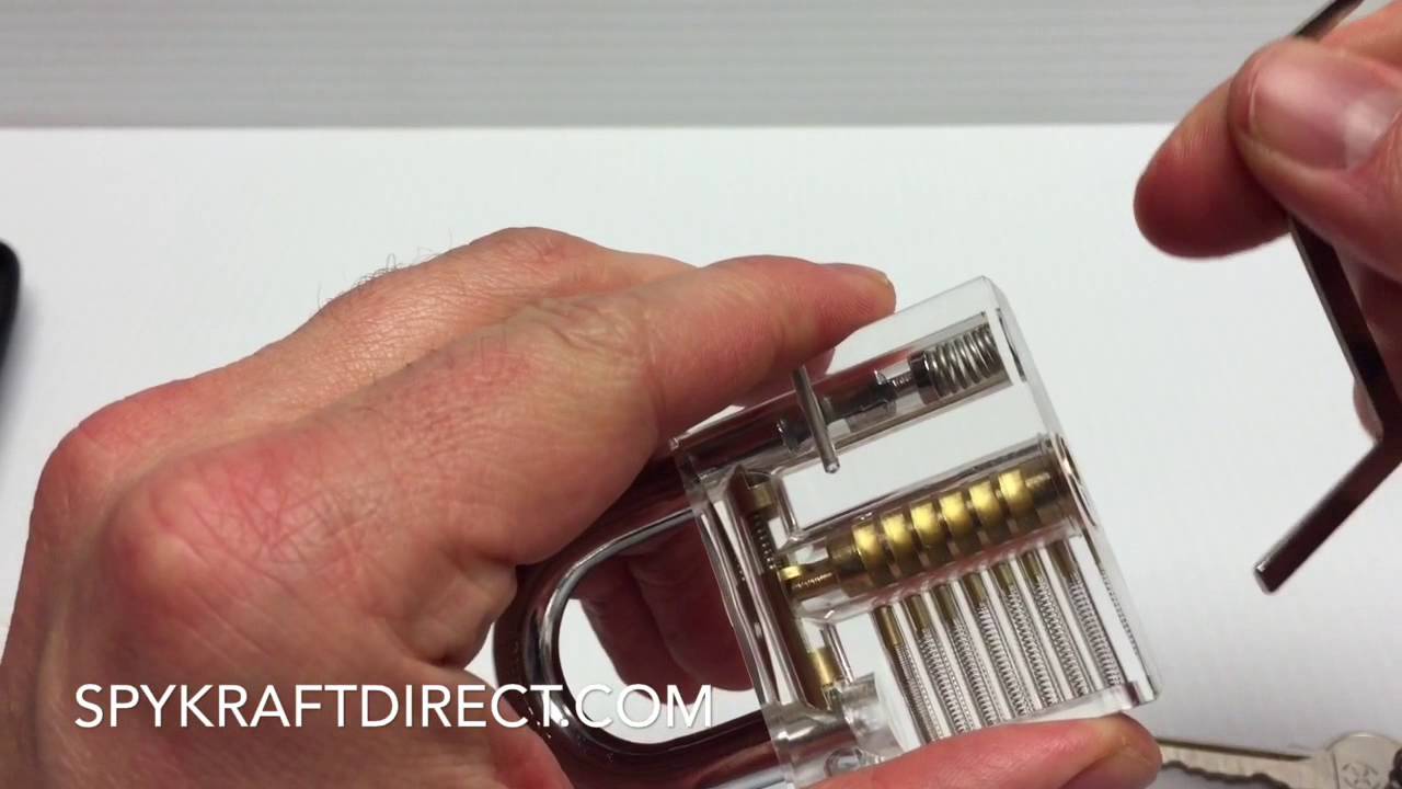 Clear Practice Lock - Rake Technique