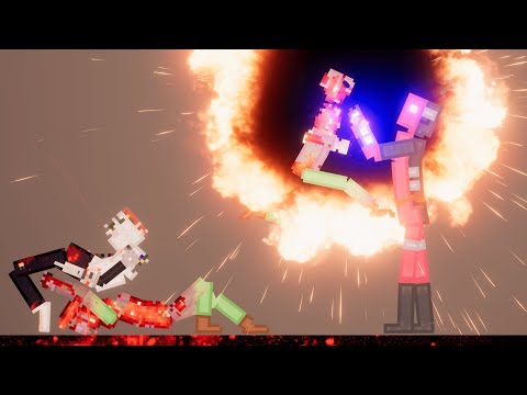 Humans Fight Against Functional Androids In People Playground