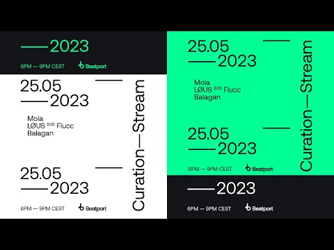 Hard Techno Curation Stream | Moia, LØUS B2B Flucc, Balagan  |  @beatport Live