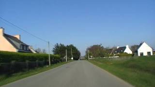 preview picture of video 'Driving Between Ty Youenn & Plomodiern, Finistere, Brittany, France 16th April 2010'