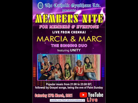 40. TRAILER - MEMBERS NITE - MARCIA & MARC WITH UNITY
