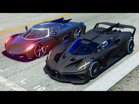 Bugatti Bolide Carbon Edition vs Koenigsegg Jesko Absolut - Drag Race