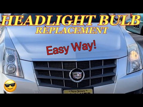 CADILLAC CTS HEADLIGHT BULB REPLACEMENT - How to Change Headlight Bulbs on a Cadillac CTS. Save $$$
