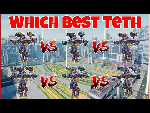 WR🔥 Which is Best Teth Weapon Comparison ||WAR ROBOTS||