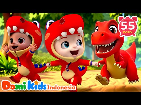 Serunya Lagu Dinosaurus 🦖 Lagu Anak PAUD Ceria | Kumpulan Lagu Anak Indonesia | Domi Kids