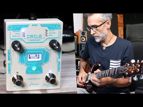 2 in 1 Circle Looper & Drum Machine Guitar Effect Pedal with Time progress Bar Display image 8