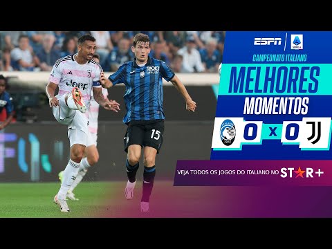 Juventus e Atalanta travam duelo PESADO e muito DISPUTADO, mas empatam sem gols no Italiano