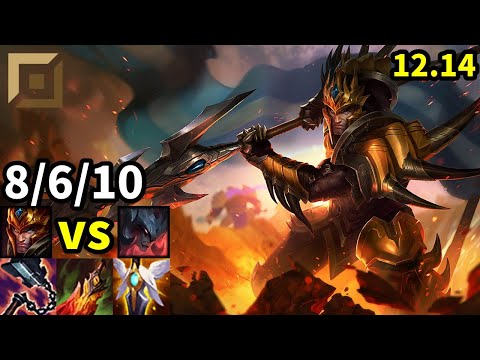 Jarvan IV Top vs Aatrox - KR Challenger | Patch 12.14