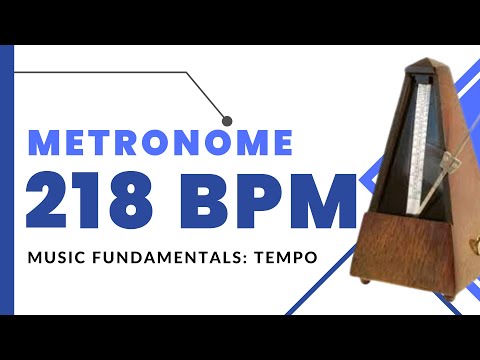 METRONOME - 218 BPM (BEATS PER MINUTE) #teachersdeskph