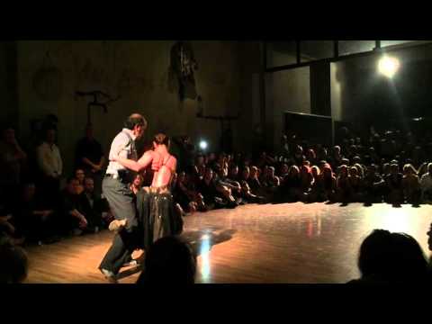  Ciccio Aiello  and  Sofia Galanaki  are  dancing  at  Athens TangoLovers  in  2016