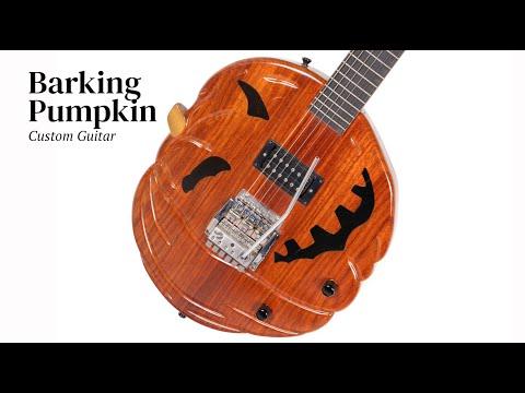 Stevens Woodworking Custom Brian May Pumpkin Guitar