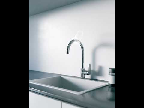 kielle Harmonia - Mosogató csaptelep, króm 10523100