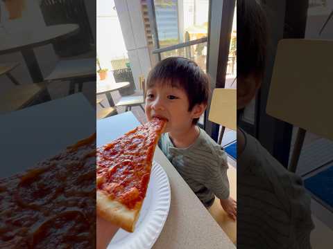 Day 23: BIGGEST PIZZA SLIZE! 🍕 #shorts #fyp #fypシ #cute #funny #pizza #food #family #fun #filipino