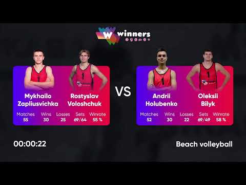 01:05 A. Bakotin / D. Kliuiev - A. Pasazhin / B. Isakov 10.10.2022 | Winners Beach Volleyball