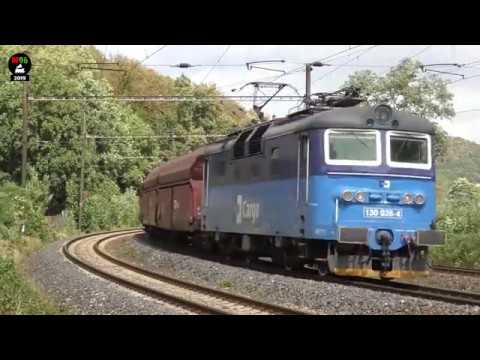 3 nákladní vlaky - trať 130 (Bílina kyselka, Řetenice) - 11.8.2018