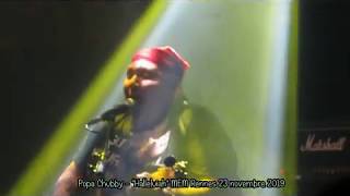 Popa Chubby "Halleluiah /Rock on blues man" MEM Rennes 23 11 2019