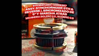 Assy Synchronizer 5th &amp; Reverse — Bolero &amp; Scorpio spare parts video thumbnail — Nonu Ventures