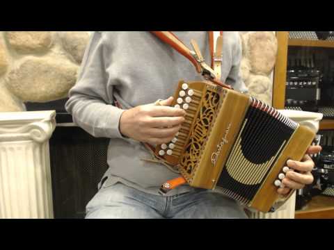 CASTLIL - NEW Cherry Castagnari Lilly Diatonic Button Accordion GC M 21 8 $1799