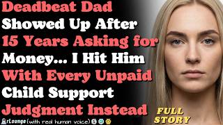 My deadbeat dad showed up after 15 years asking for money to make up for lost time...