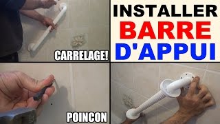 barre d'appui poser installer poser mettre une barre d'appui salle de bain