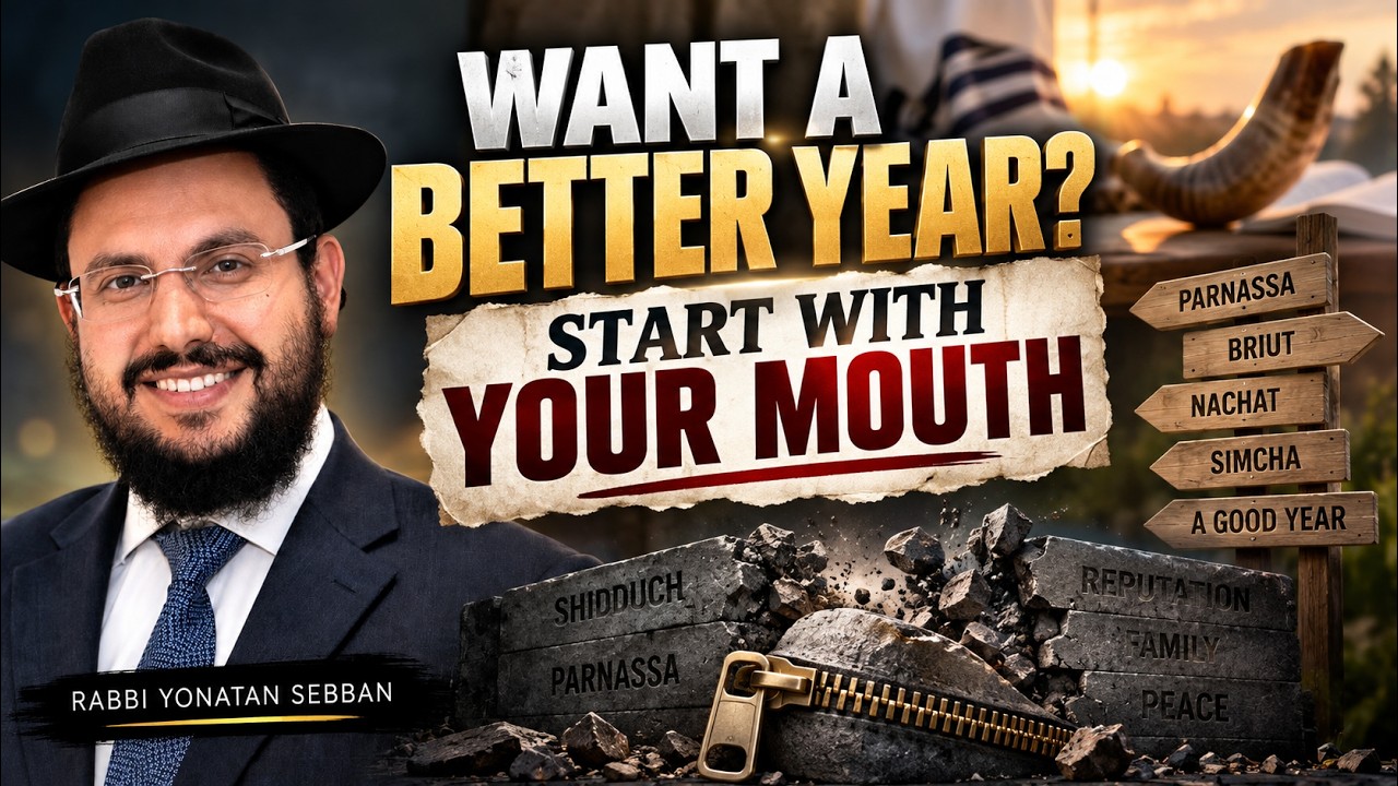 The Sin Everyone Does — And Almost Nobody Takes Seriously | Rabbi Yonatan Sebban