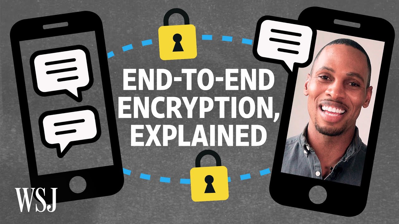 What does end-to-end encryption mean in video calling?