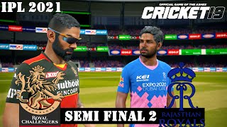 Royal Challengers Bangalore vs Rajasthan Royals 2nd Semi-Final IPL 2021 - Cricket 19