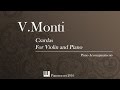 V.Monti - czardas - violin and Piano - Piano accompaniments