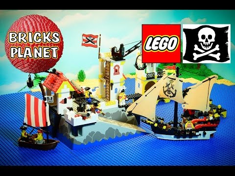 Lego Pirates 6277 Imperial Trading Post - Stop Motion Review