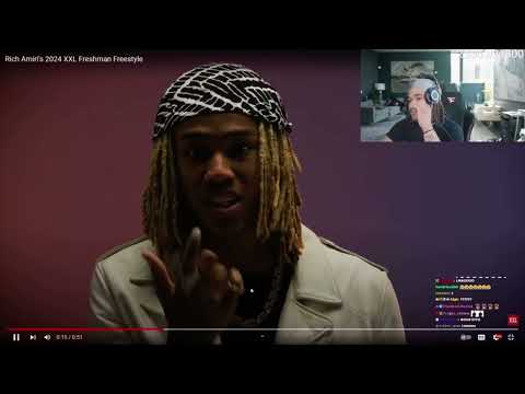 Plaqueboymax reacts to Rich Amiri's 2024 XXL Freshman Freestyle