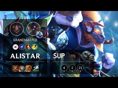 Alistar Support vs Senna - KR Grandmaster Patch 10.14