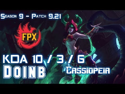 FPX Doinb CASSIOPEIA vs SYNDRA Mid - Patch 9.21 EUW Ranked