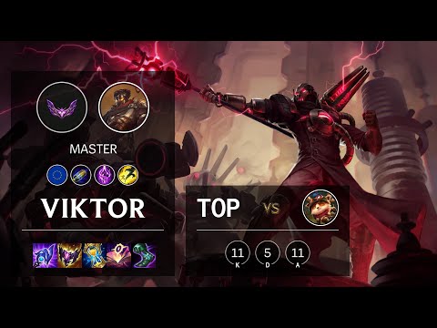 Viktor Top vs Teemo - EUW Master Patch 12.4