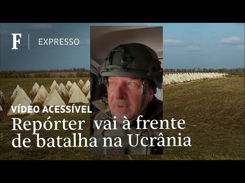 VÍDEO ACESSÍVEL | Enviado da Folha mostra como está frente de batalha da Guerra da Ucrânia