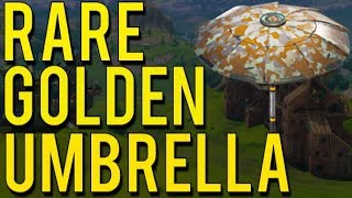 How to Get a Rare GOLDEN UMBRELLA for FREE! (Fortnite Battle Royale)
