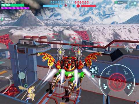 War robot test gameplay with fafnir scorcher