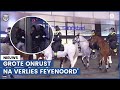 Hevige voetbalrellen Rotterdam gefilmd